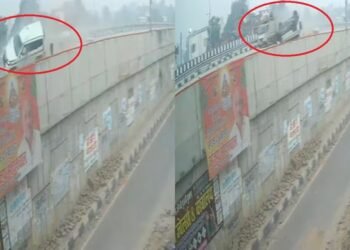 बोलेरो 6 बार पलटी, फिर खुद हुई सीधी और… देखिए हादसे का लाइव Video