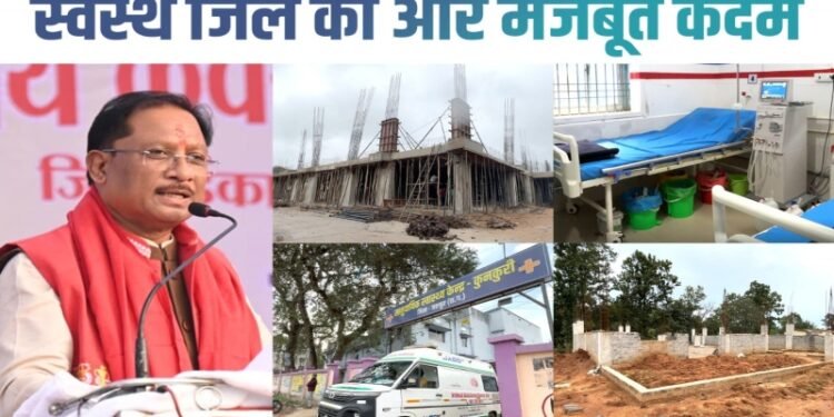 विष्णुदेव साय के नेतृत्व में दो वर्षों में बदली तस्वीर, आधुनिक स्वास्थ्य सुविधाओं की मिली बड़ी सौगात