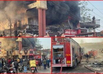 CG NEWS: एसएस प्लाजा कॉम्प्लेक्स में भीषण आग, लाखों के नुकसान की आशंका