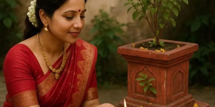 शाम को आरती करते समय तुलसी पर क्या-क्या चढ़ाएं? न करें ये गलतियां