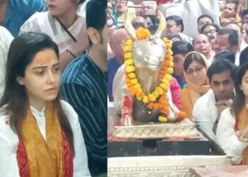 नुसरत भरूचा के महाकाल दर्शन पर विवाद, सोशल मीडिया पर बहस तेज