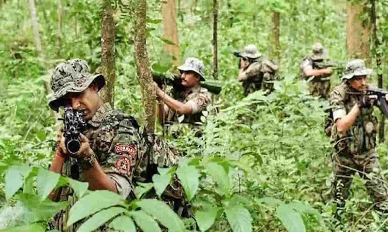 बीजापुर- गढ़चिरौली सीमा पर भीषण मुठभेड़, C60 को बड़ी सफलता, 3 नक्सली ढेर, 3 जवान भी घायल