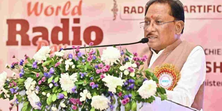रेडियो की विश्वसनीयता और एआई की गति मिलकर जनसेवा को बनायेंगे अधिक सशक्त : मुख्यमंत्री साय