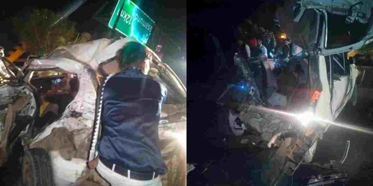 रायपुर-महासमुंद मार्ग पर भीषण हादसा: दो सगे भाइयों समेत तीन युवकों की मौत, एक की हालत नाजुक