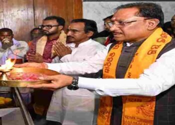मुख्यमंत्री विष्णु देव साय ने जगन्नाथ मंदिर में की पूजा-अर्चना