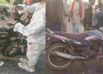 दर्दनाक सड़क हादसा: दोपहिया वाहनों की आमने-सामने टक्कर में युवक की मौत, मां समेत 2 घायल