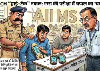 सैंडल में मोबाइल और एआई से उत्तर, एम्स रायपुर में नकल का अनोखा मामला