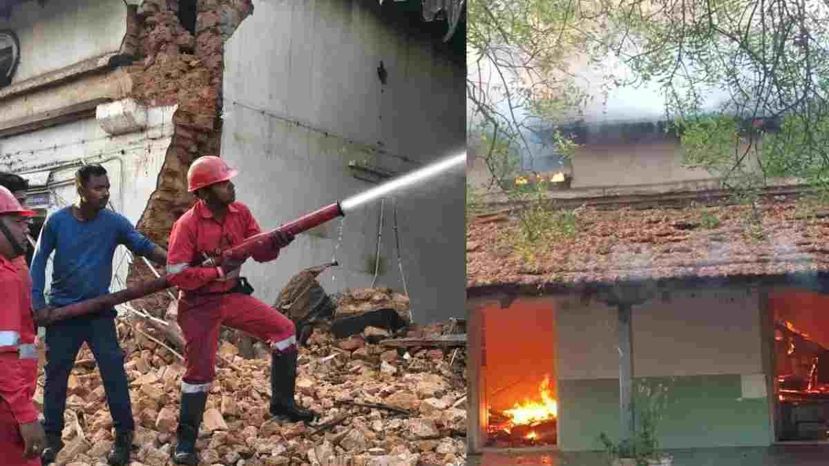 CG NEWS: 100 साल पुराने SDM कार्यालय में लगी आग, रिकॉर्ड रूम को खतरा, VIDEO