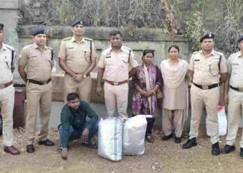 CG NEWS: 13 किलो गांजा के साथ अंतरराज्यीय तस्कर और महिला साथी गिरफ्तार