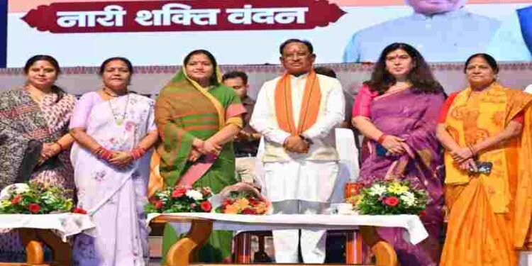 नारी शक्ति वंदन अधिनियम 21वीं सदी का सबसे महत्वपूर्ण निर्णय : मुख्यमंत्री साय