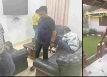 VIP गेस्ट हाउस में शराब पार्टी: मंत्री लखनलाल देवांगन के पहुंचते ही मचा हड़कंप