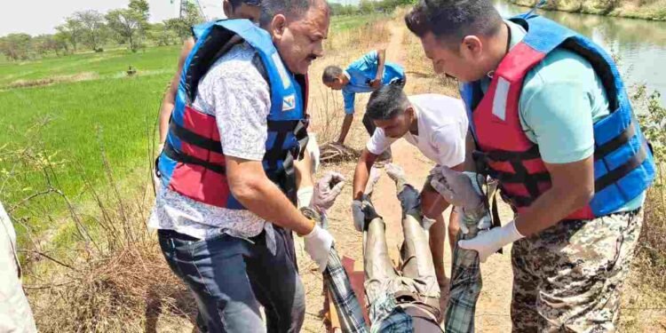 जांजगीर-चांपा ब्रेकिंग: धुरकोट नहर में मिला लापता युवक का शव, 16 घंटे के रेस्क्यू के बाद मिली सफलता