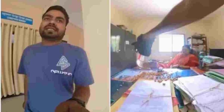 CG NEWS- बादाम वाला विरोध पड़ा भारी: वायरल वीडियो के बाद दो अधिकारी अटैच