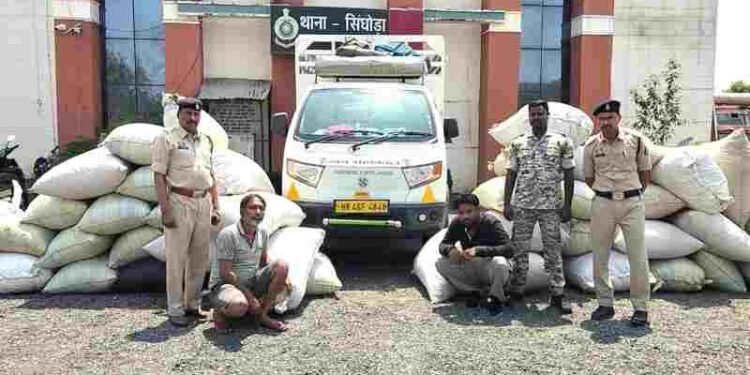 CG NEWS- ड्रग तस्करों पर सर्जिकल स्ट्राइक, 2.25 करोड़ का 1432 किलो अफीम पोस्त डोडा जब्त, दो तस्कर गिरफ्तार