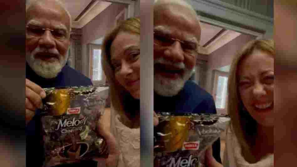 PM मोदी ने जॉर्जिया मेलोनी को गिफ्ट की मेलोडी टॉफी, इटली की पीएम ने शेयर किया वीडियो
