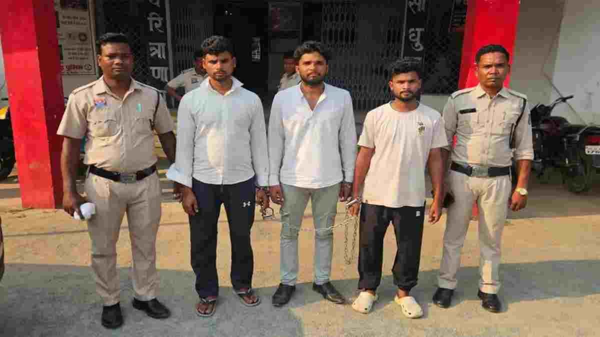 लेनदेन के चक्कर में युवक का अपहरण, झारखंड जाकर रायगढ़ पुलिस ने 3 आरोपियों को दबोचा