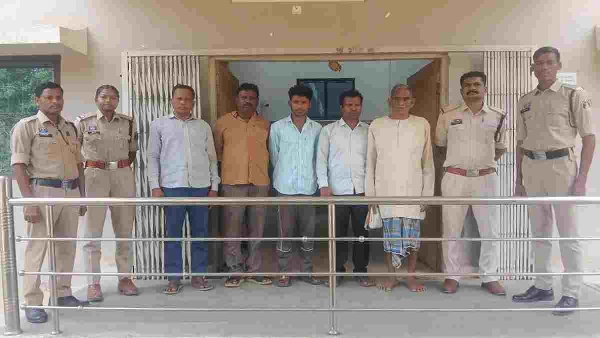 धान खरीदी केंद्र में मारपीट और लूट का मामला, 24 घंटे में पांच आरोपी गिरफ्तार