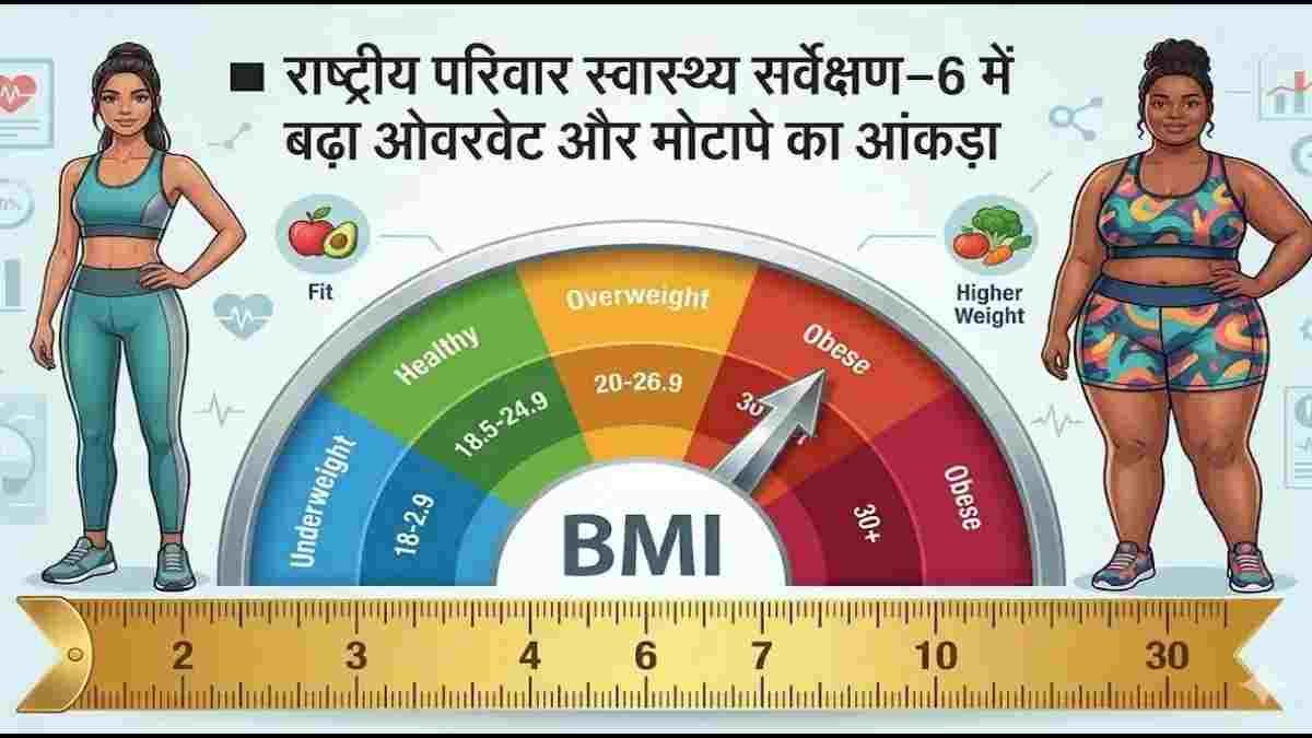 छत्तीसगढ़ की महिलाएं मोटी, गांवों में भी बढ़ी ‘तोंद’
