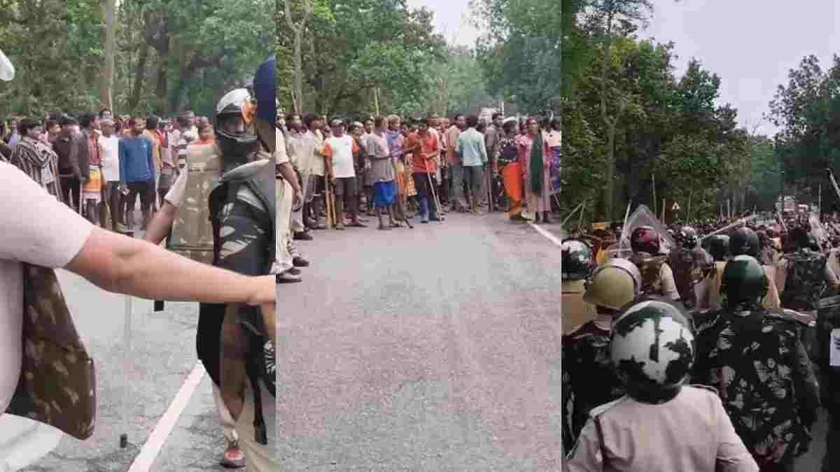 सूरजपुर में भूमि अधिग्रहण का विरोध हिंसक, डीएसपी समेत 24 से अधिक पुलिसकर्मी घायल