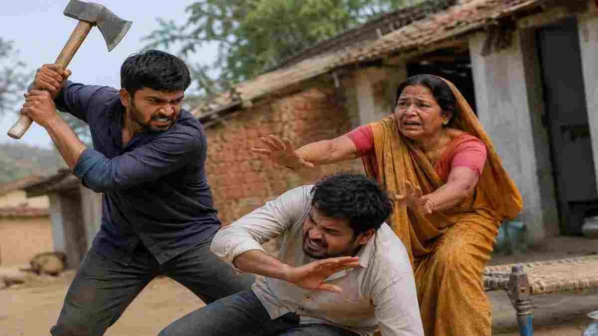 CG NEWS- भोजन कर रहे छोटे भाई पर बड़े भाई ने कुल्हाड़ी से किया जानलेवा हमला, बीच-बचाव करने आई मां भी घायल