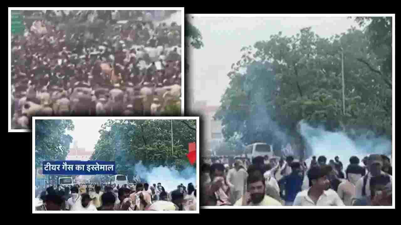 संसद भवन के पास पहुंचे प्रदर्शनकारी, पुलिस ने दागे आंसू गैस के गोले