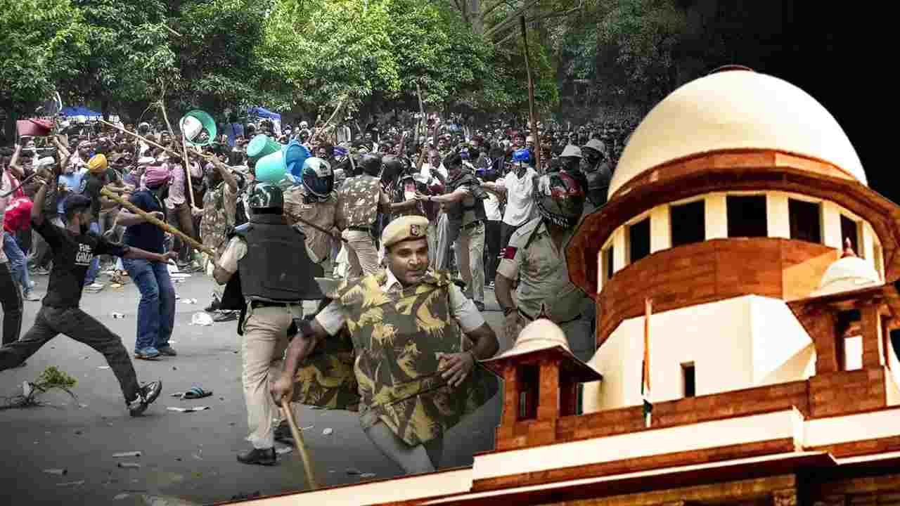लाठीचार्ज को SC ने बताया गलत, कहा-शांतिपूर्ण प्रदर्शन संवैधानिक अधिकार