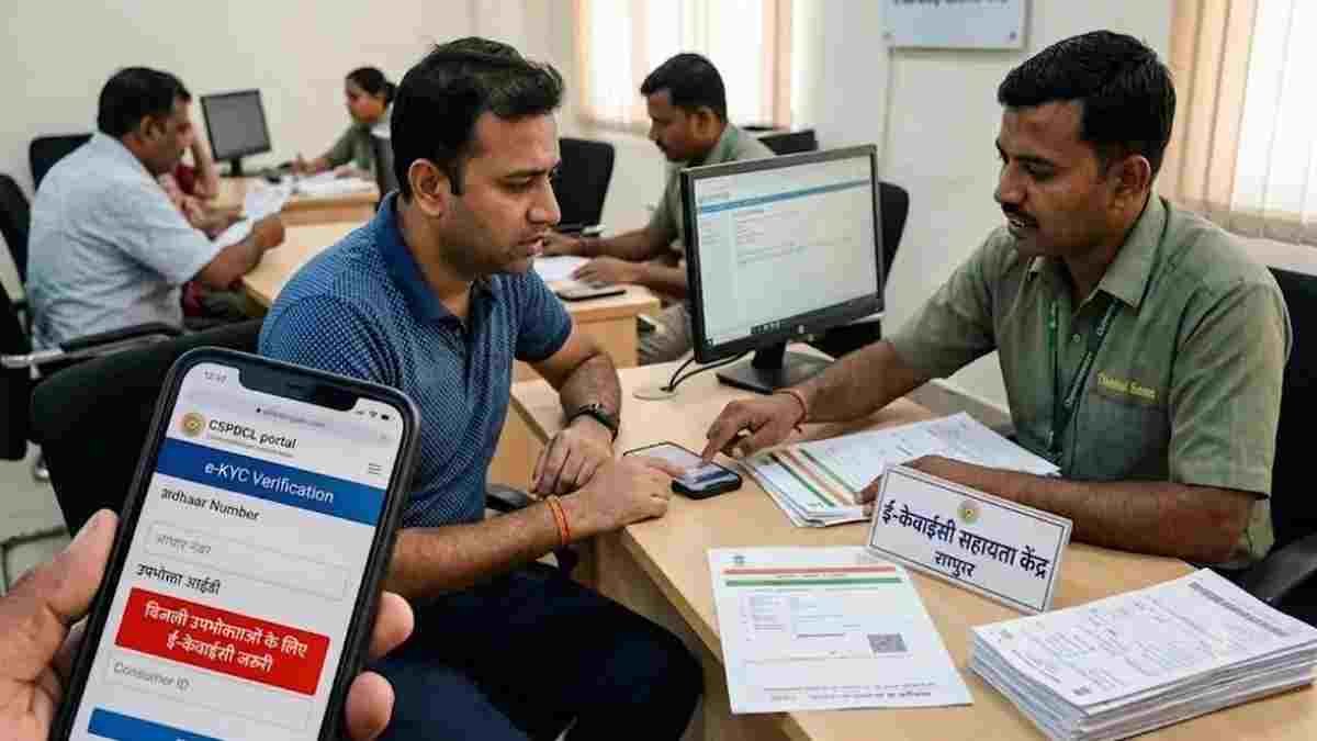 छत्तीसगढ़ के 65 लाख बिजली उपभोक्ताओं के लिए ई-केवाईसी अनिवार्य, ‘मोर बिजली’ ऐप से एक मिनट में होगा पूरा
