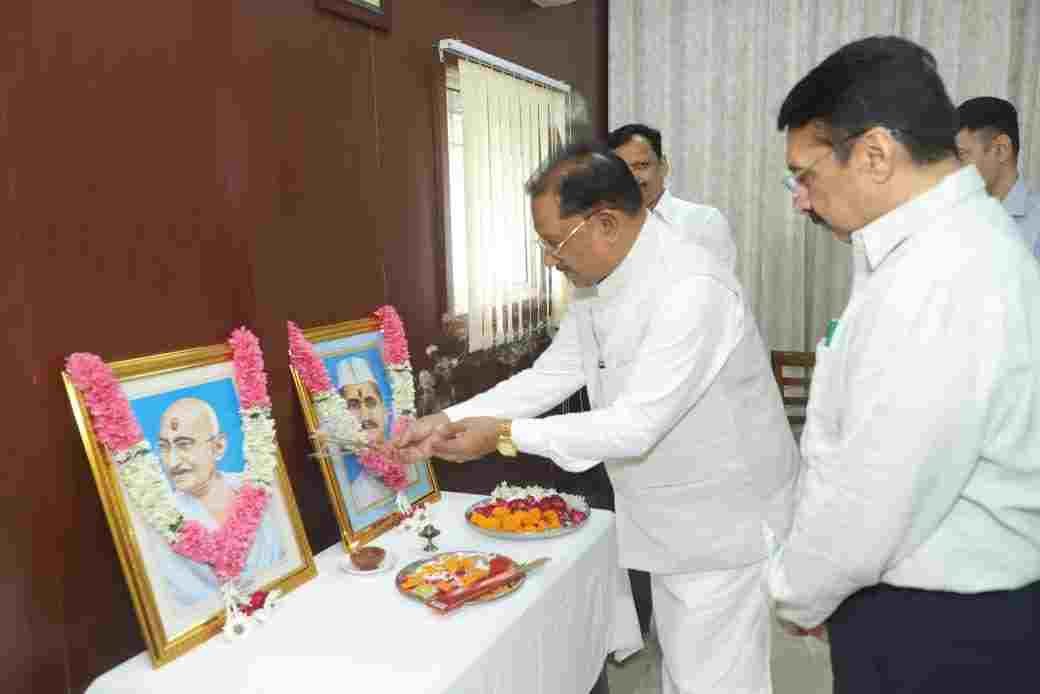 सत्य, अहिंसा और सादगी के आदर्श हमें राष्ट्रसेवा की प्रेरणा देते रहेंगे : मुख्यमंत्री विष्णु देव साय