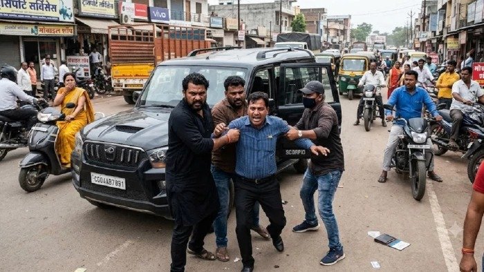 रायपुर में ट्रांसपोर्ट कारोबारी का अपहरण, बातचीत के बहाने बुलाया और स्कॉर्पियो में ले गए